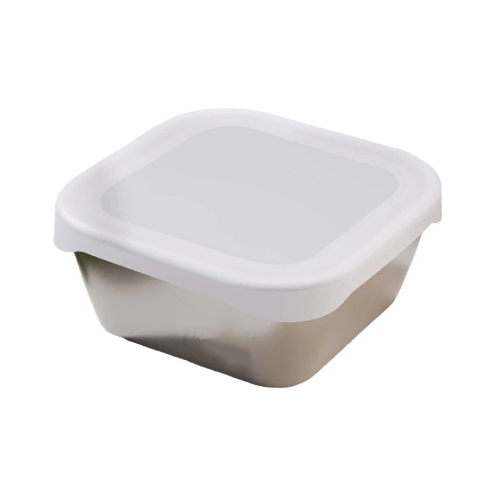 Meal Prep Healthy - Silicone Lid Stainless Steel Fresh-keeping Box