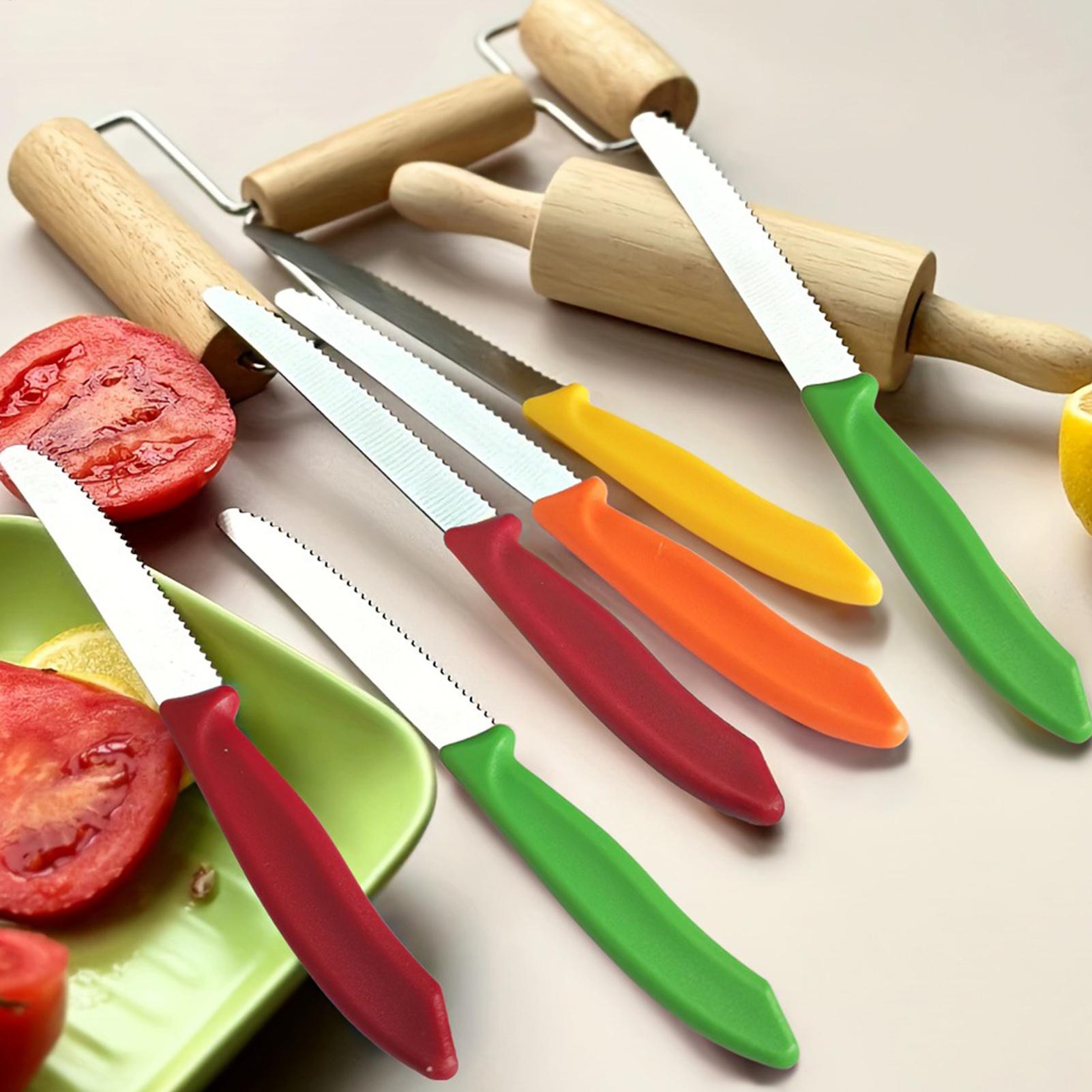 Serrated Steak Cutter 5 Pieces - Meal Prep Cutting ulasan dan harga