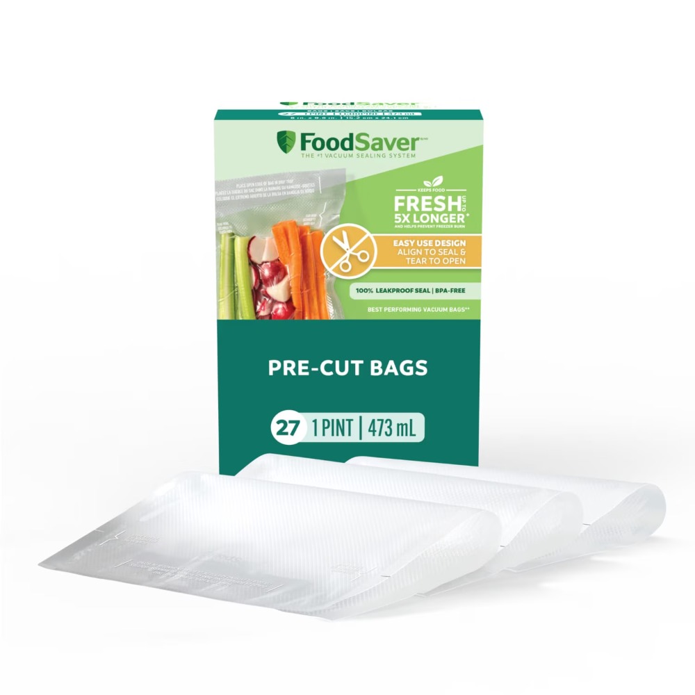 FoodSaver Pint Vacuum Seal Bag - Meal Prep Cutting ulasan dan harga