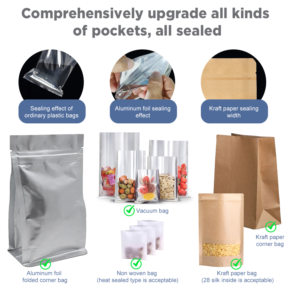 Impulse Sealer Machine Kitchen - Meal Prep Vacuum Seal Containers ulasan dan harga