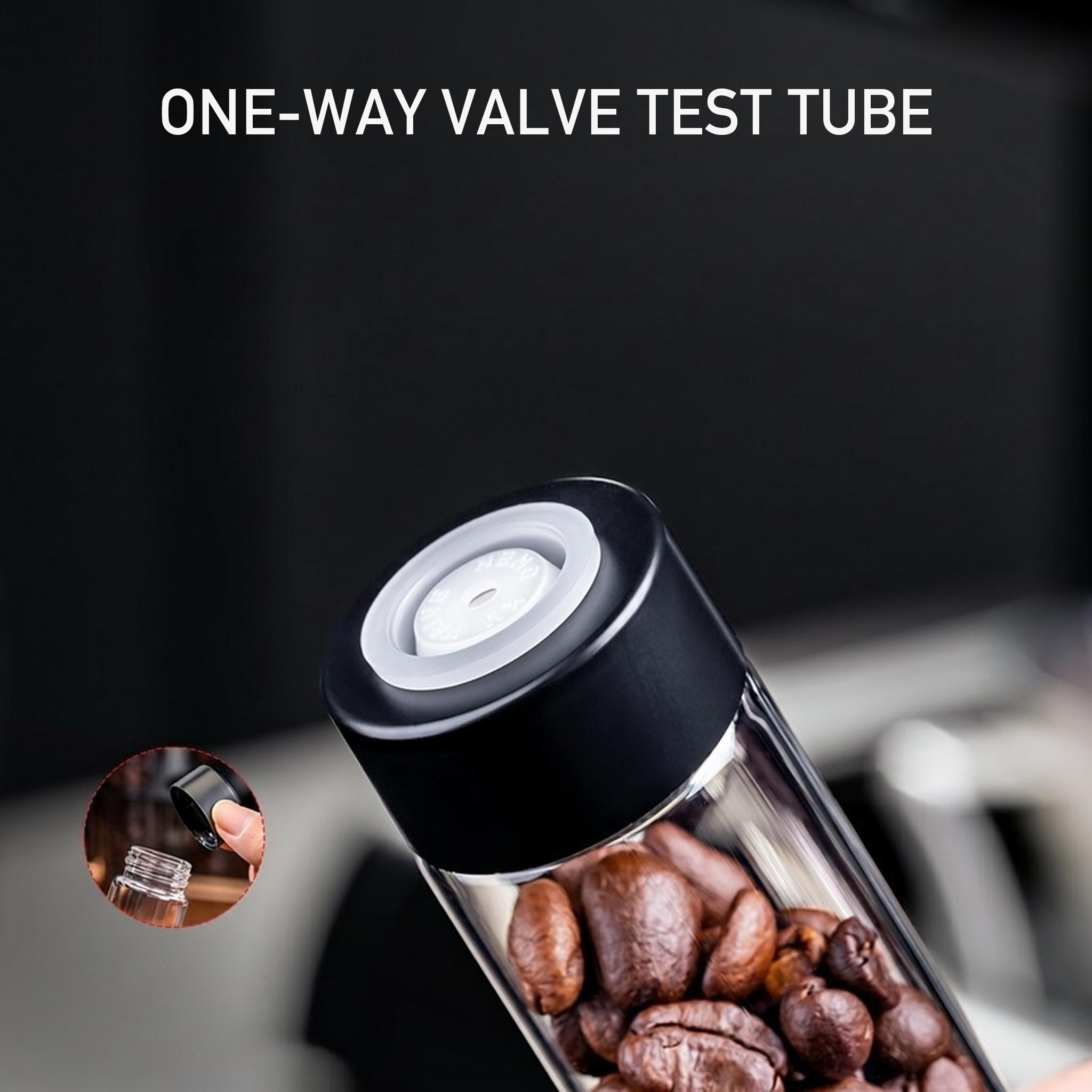 Sealed Glass 12Tubes Coffee Be - Glass Container Set ulasan dan harga