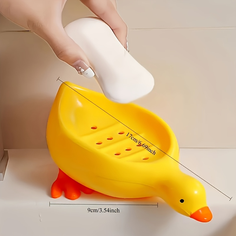 Duck Soap Dish-Cute Self Drain - Meal Prep Organizer ulasan dan harga