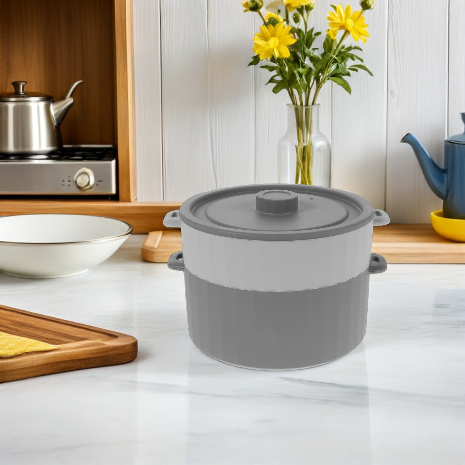 Microwave Silicone Steamer Pot - Meal Prep Healthy ulasan dan harga
