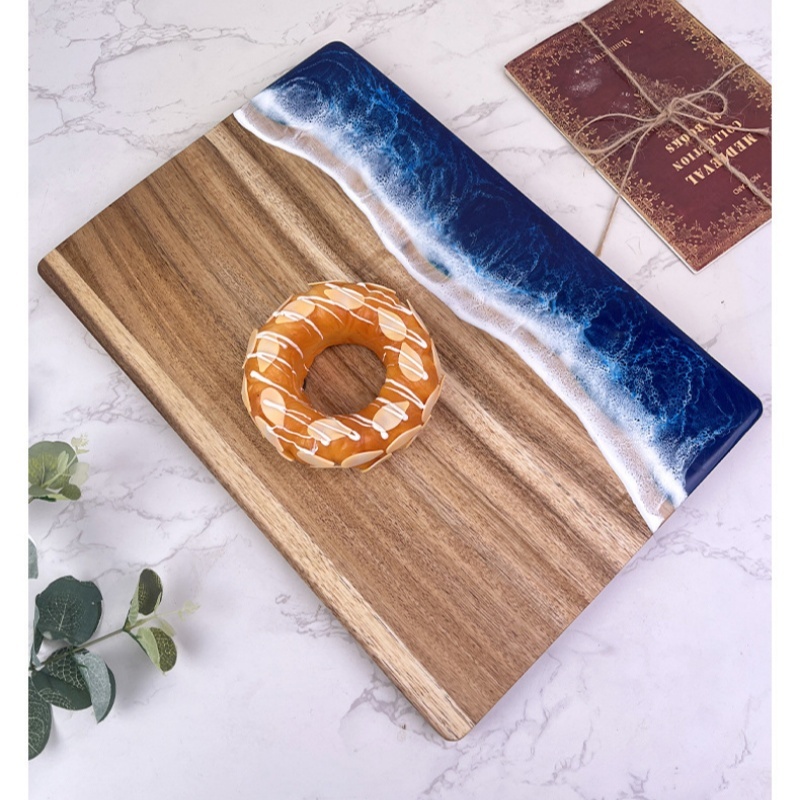 Acacia Wood Cutting Board with - Meal Prep Cutting ulasan dan harga
