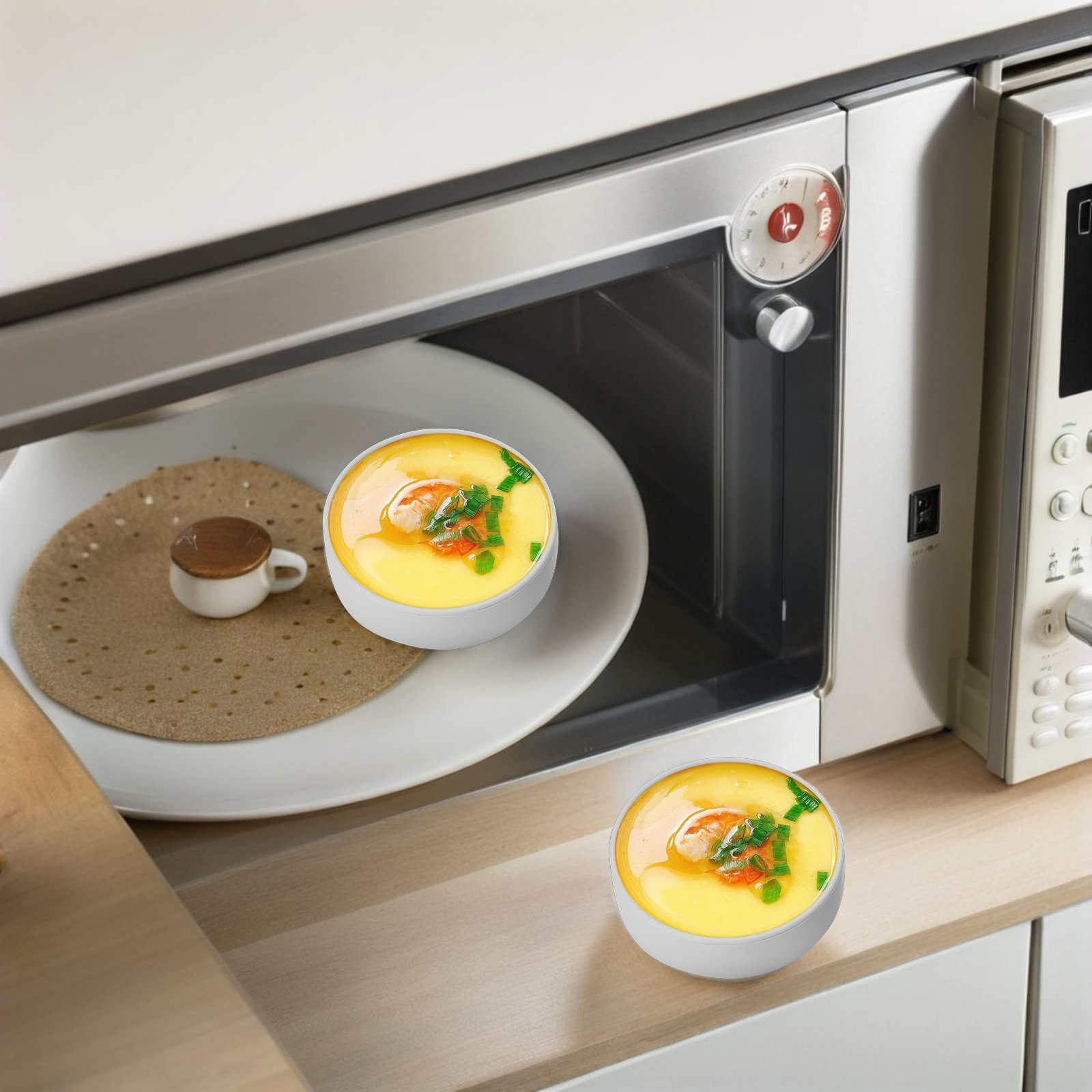 3Pcs Silicone Air Fryer Egg Mo - Meal Prep Healthy ulasan dan harga