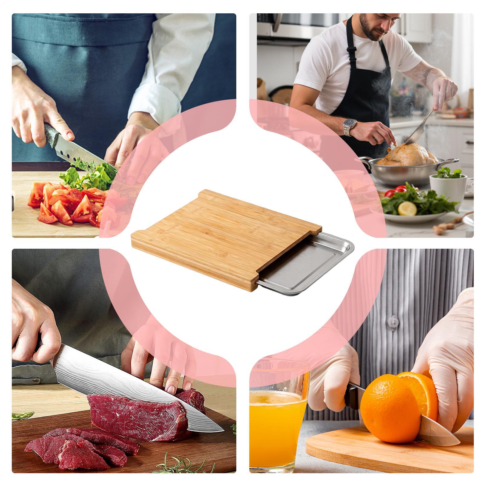 Wood Cutting Boards For Kitche - Meal Prep Cutting ulasan dan harga