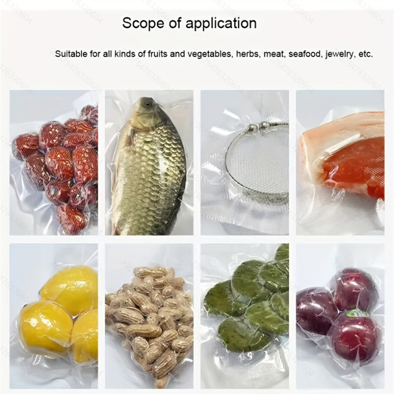4pcs Vacuum Sealer Bags: 4 Rol - Meal Prep Vacuum Seal Containers ulasan dan harga