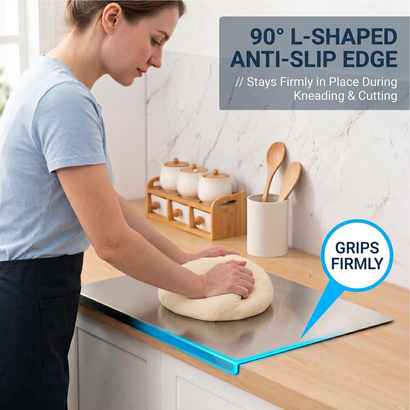 Non Slip Stainless Steel Cutti - Meal Prep Cutting ulasan dan harga