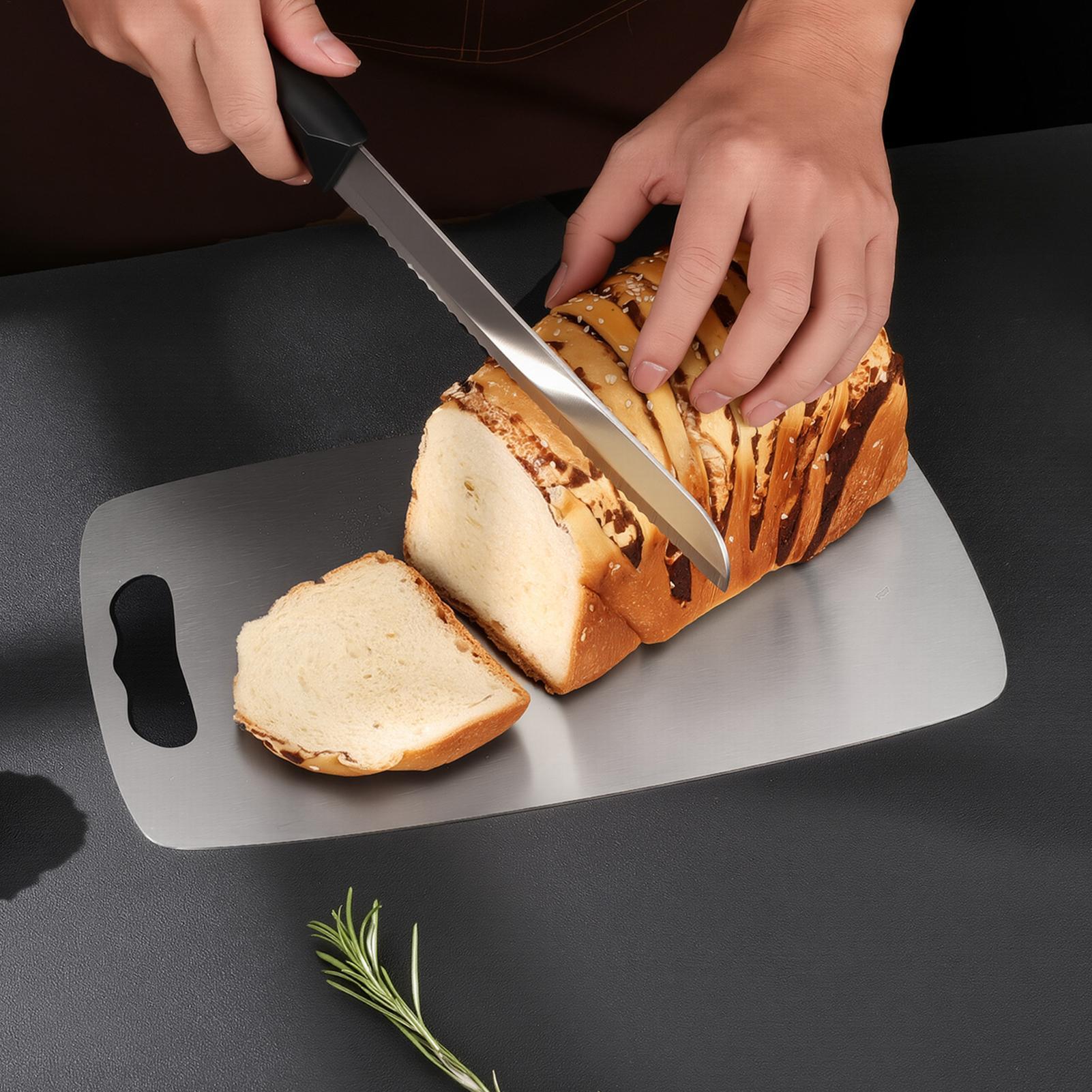 Metal Cutting Board Stainless  - Meal Prep Cutting ulasan dan harga