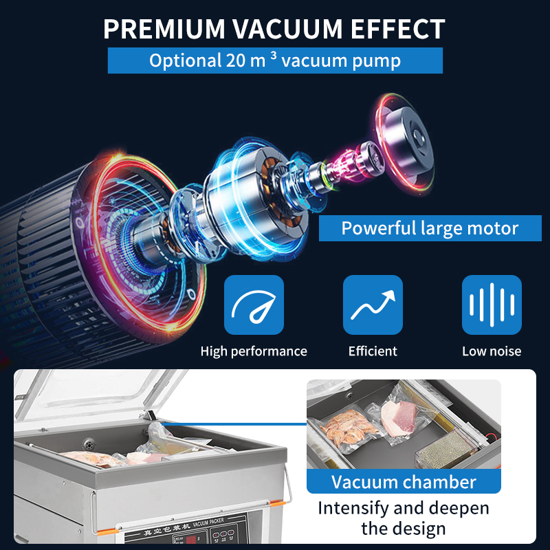 DZ-500  Vertical Single Chambe - Meal Prep Vacuum Sealer ulasan dan harga