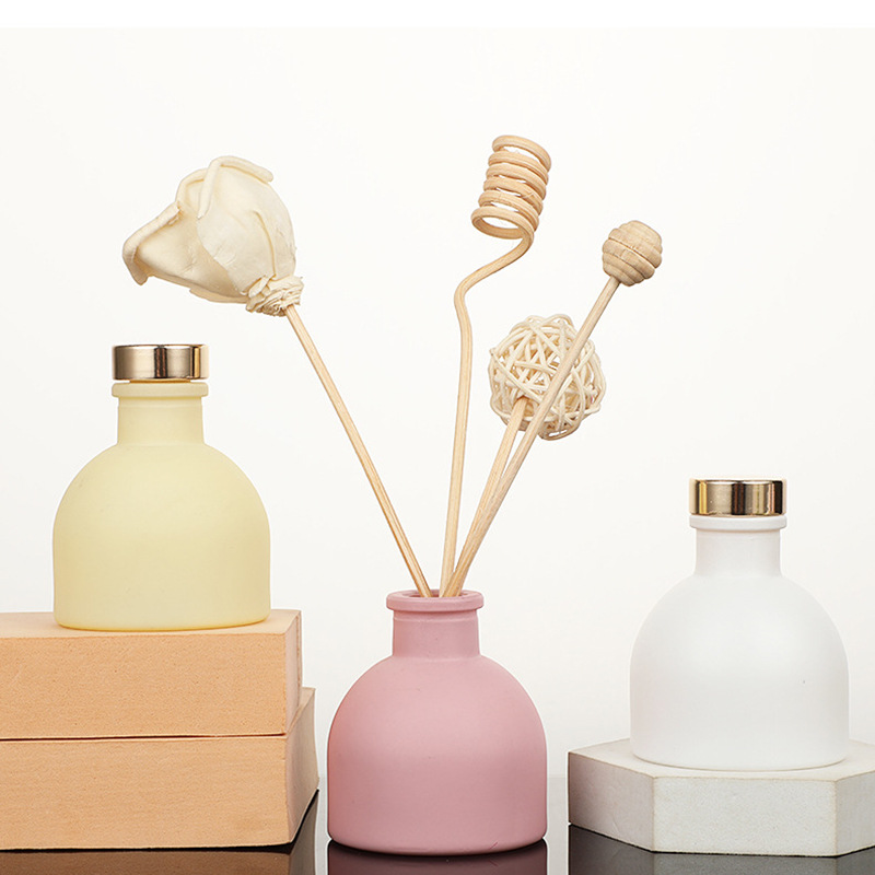 1pc 50ml Empty Pink/White/Yell - Glass Container Set ulasan dan harga