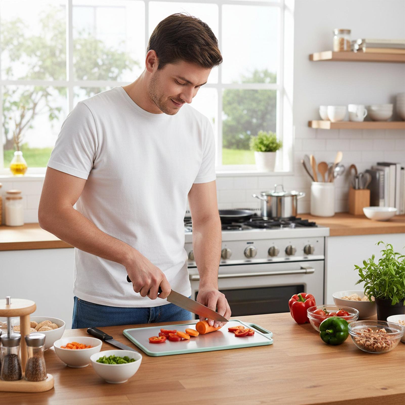 Chopping Board Double-sided Ma - Meal Prep Format ulasan dan harga