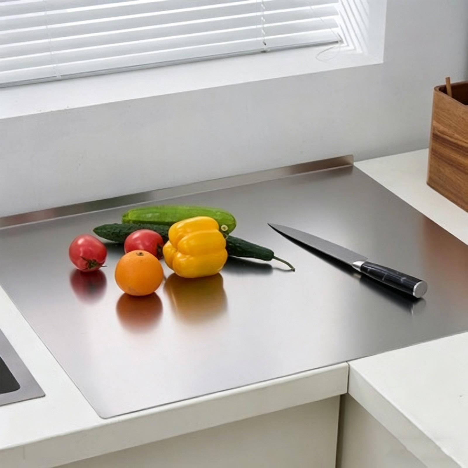 Stainless Cutting Board Dishwa - Meal Prep Cutting ulasan dan harga