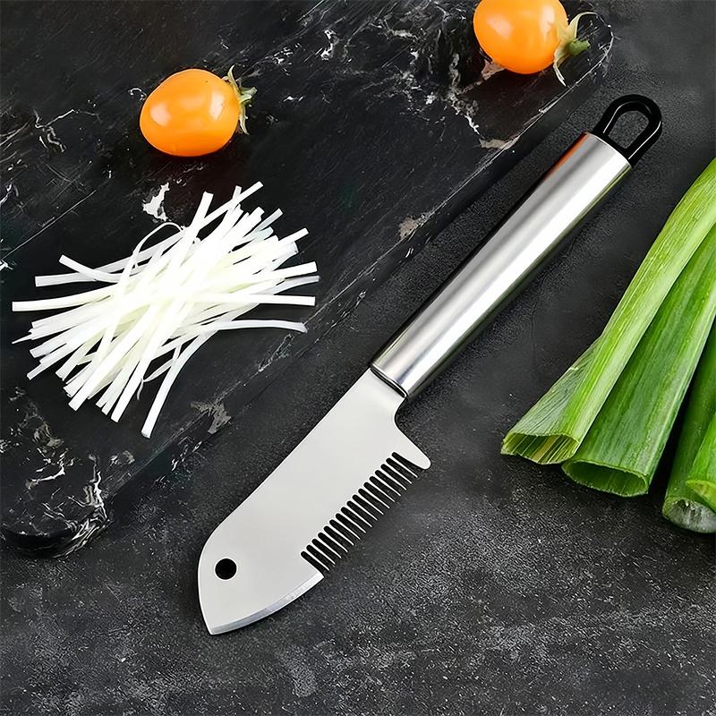 2 PCS Stainless Steel Scallion - Meal Prep Cutting ulasan dan harga