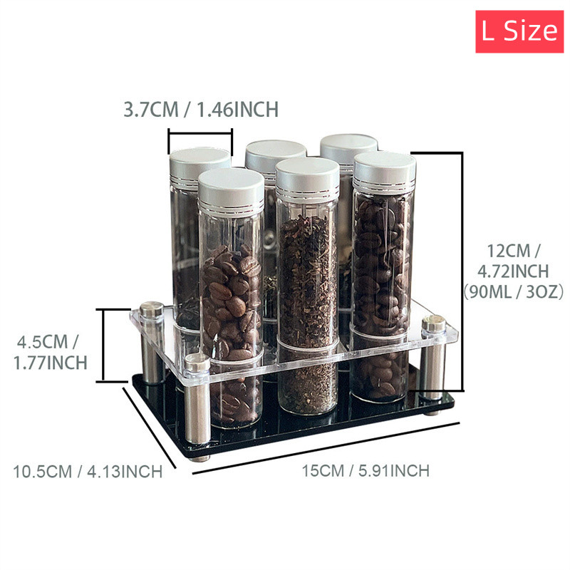 Coffee Beans Storage Container - Glass Container Set ulasan dan harga