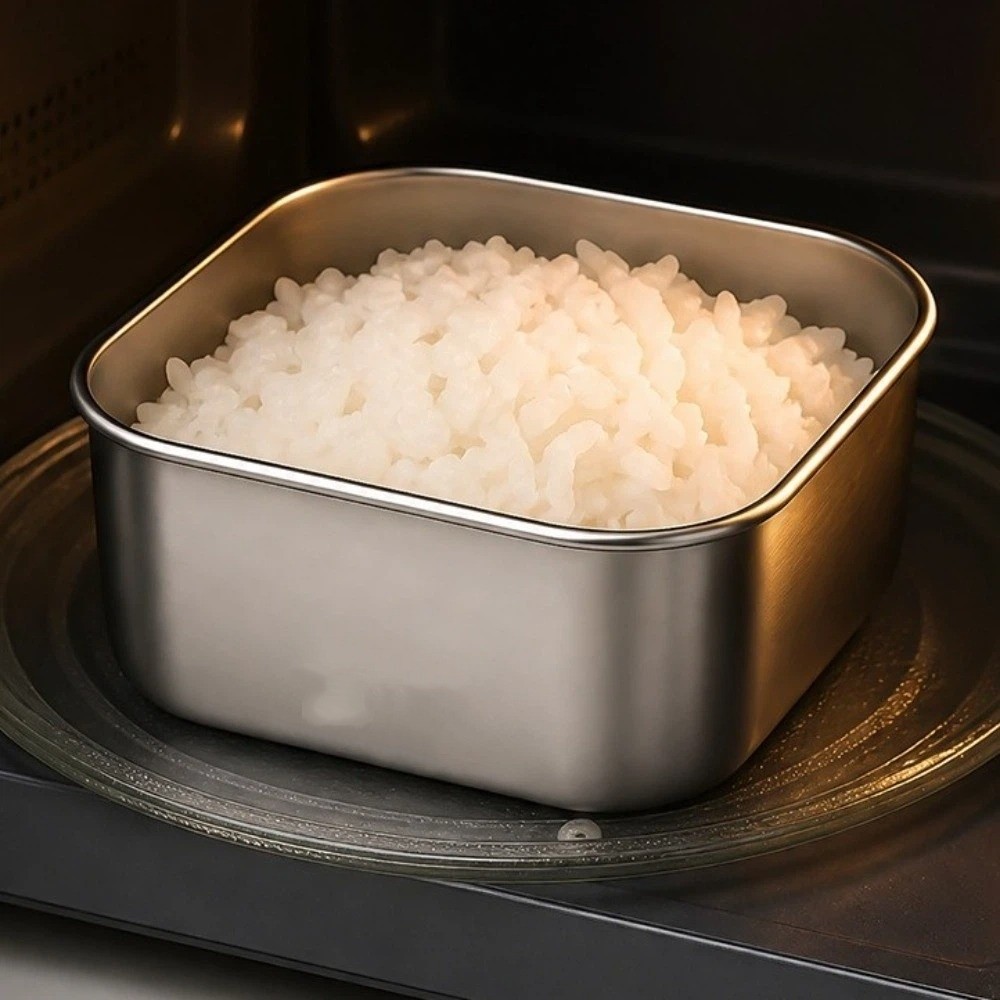 Silicone Lid Stainless Steel F - Meal Prep Healthy ulasan dan harga