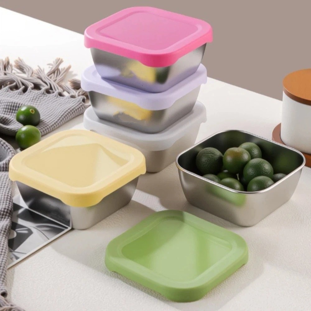 Silicone Lid Stainless Steel F - Meal Prep Healthy ulasan dan harga